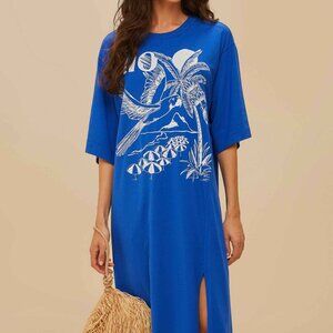 Blue Rio Organic Cotton Maxi Dress